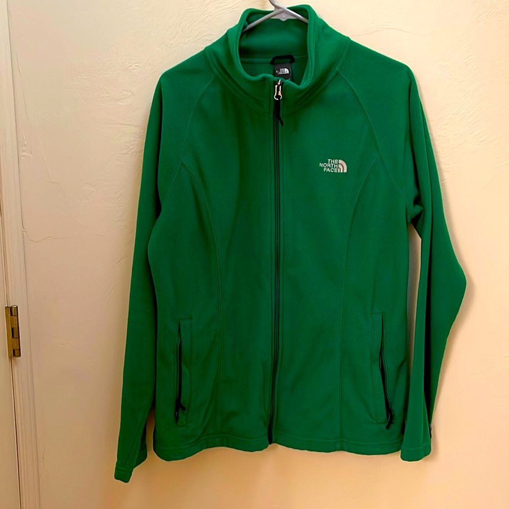 North Face Woman’s XL green fleece